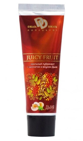 Интимный съедобный лубрикант JUICY FRUIT с ароматом дыни - 30 мл. - БиоМед - купить с доставкой в Обнинске