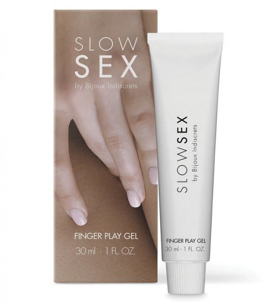 Гель для мастурбации с ароматом кокоса Slow Sex Finger Play Gel - 30 мл. - Bijoux Indiscrets - купить с доставкой в Обнинске