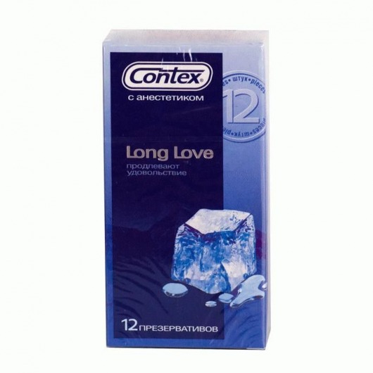 Презервативы с продлевающей смазкой Contex Long Love - 12 шт. - Contex - купить с доставкой в Обнинске