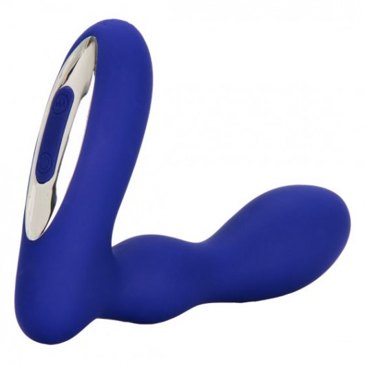 Синий анальный вибратор Eclipse Pleasure Probe - 13,25 см. - California Exotic Novelties