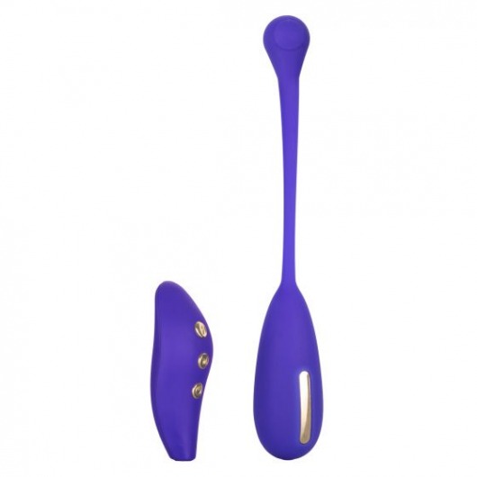 Фиолетовый шарик с электростимуляцией и вибрацией Intimate E-Stimulator Remote Kegel Exerciser - California Exotic Novelties - купить с доставкой в Обнинске