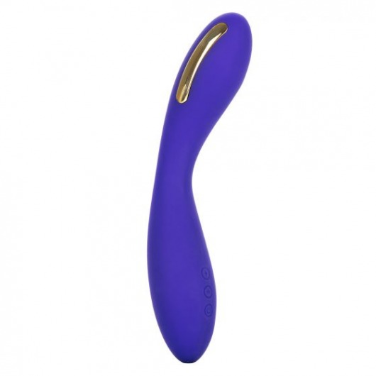 Фиолетовый вибратор с электростимуляцией Intimate E-Stimulator Wand - 21,5 см. - California Exotic Novelties - купить с доставкой в Обнинске