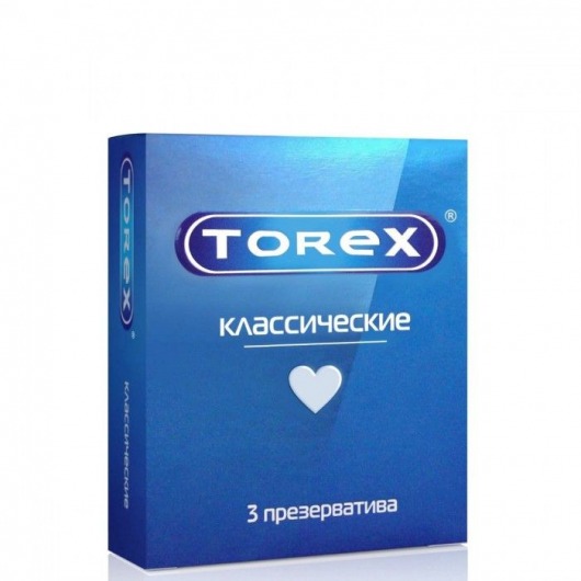 Гладкие презервативы Torex  Классические  - 3 шт. - Torex - купить с доставкой в Обнинске