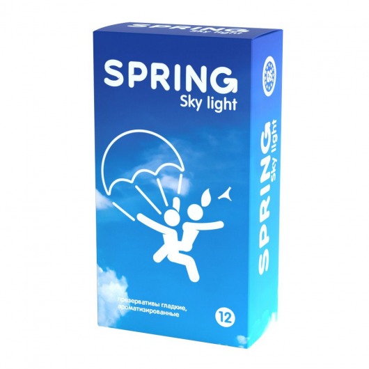 Ультратонкие презервативы SPRING SKY LIGHT - 12 шт. - SPRING - купить с доставкой в Обнинске