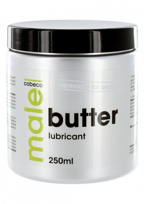 Анальный лубрикант MALE Cobeco Butter Lubricant - 250 мл. - Cobeco - купить с доставкой в Обнинске