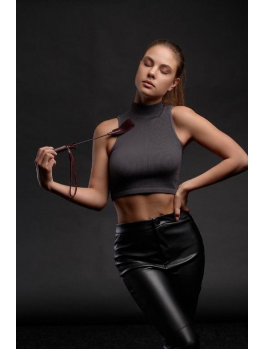 Бордовый стек Ladys Arsenal - 24 см. - БДСМ Арсенал - купить с доставкой в Обнинске