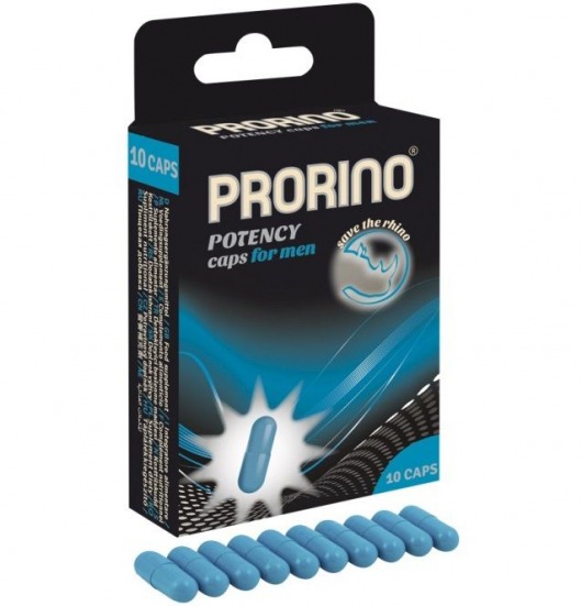 БАД для мужчин ero black line PRORINO Potency Caps for men - 10 капсул - Ero - купить с доставкой в Обнинске