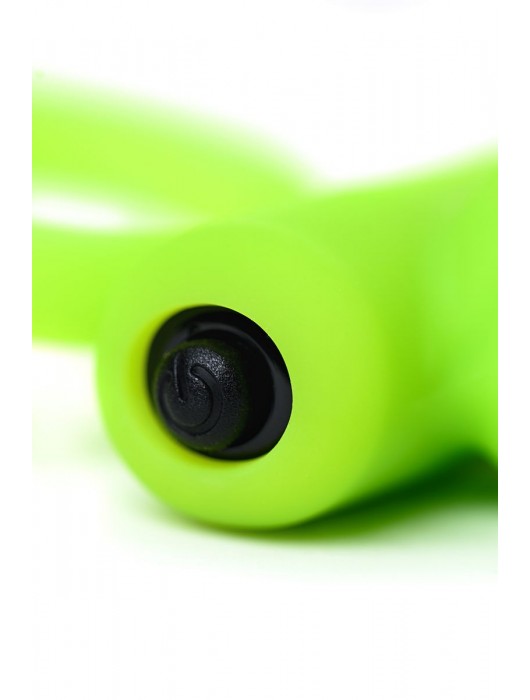 Зеленое эрекционное виброкольцо на пенис Cock Ring - A-toys - в Обнинске купить с доставкой