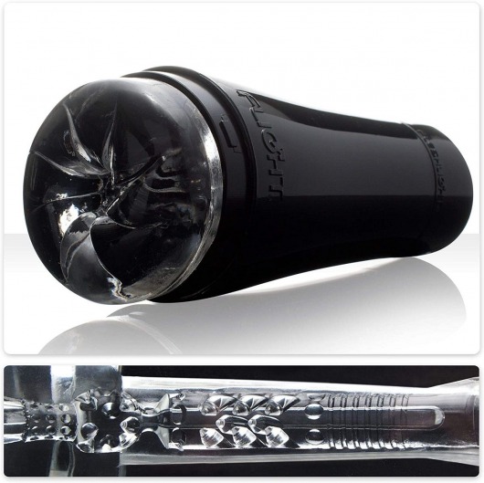 Черный мастурбатор-анус Fleshlight - Flight Pilot - Fleshlight - в Обнинске купить с доставкой