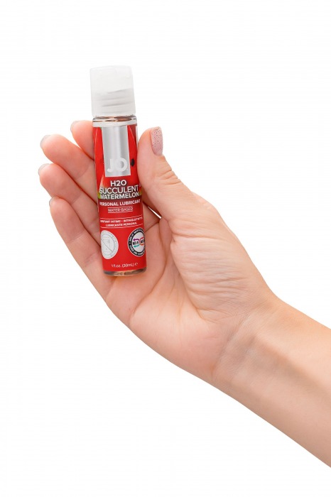 Лубрикант с ароматом арбуза JO Flavored Watermelon - 30 мл. - System JO - купить с доставкой в Обнинске