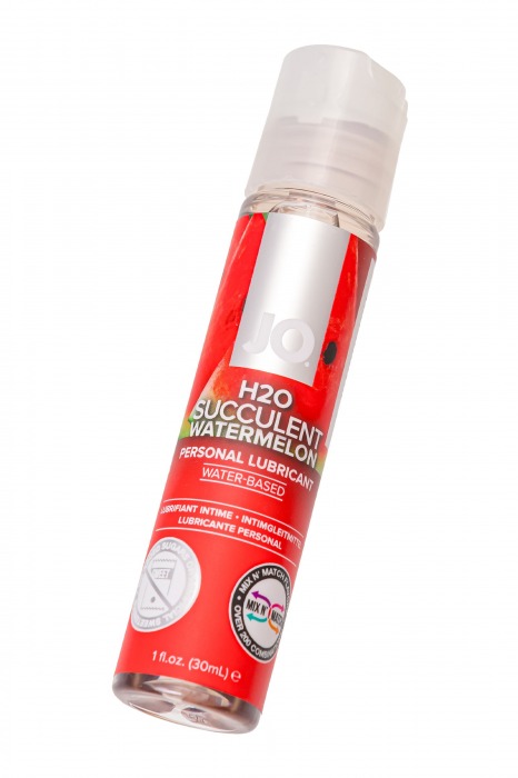 Лубрикант с ароматом арбуза JO Flavored Watermelon - 30 мл. - System JO - купить с доставкой в Обнинске