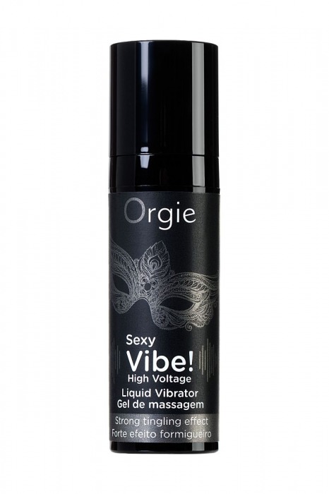 Гель для массажа ORGIE Sexy Vibe High Voltage с эффектом вибрации - 15 мл. - ORGIE - купить с доставкой в Обнинске