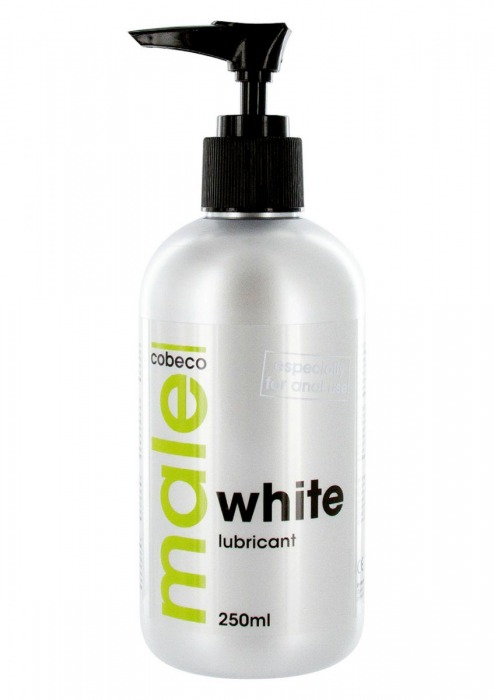 Анальная смазка на водной основе MALE Cobeco White Lubricant - 250 мл. - Cobeco - купить с доставкой в Обнинске