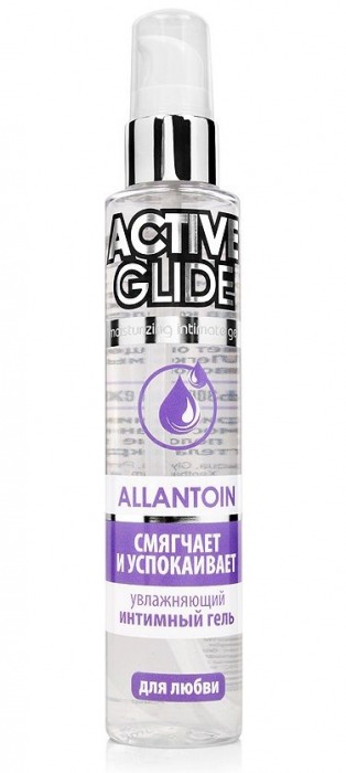 Увлажняющий интимный гель Active Glide Allantoin - 100 гр. - Биоритм - купить с доставкой в Обнинске