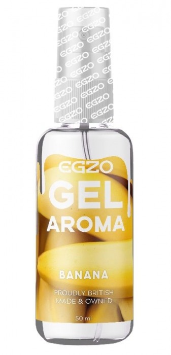 Интимный лубрикант EGZO AROMA с ароматом банана - 50 мл. - EGZO - купить с доставкой в Обнинске