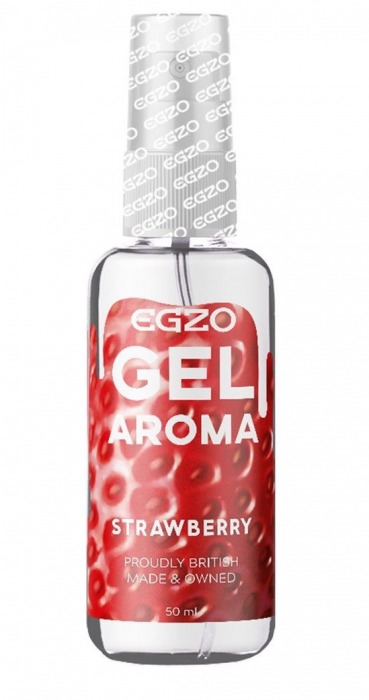 Интимный лубрикант EGZO AROMA с ароматом клубники - 50 мл. - EGZO - купить с доставкой в Обнинске