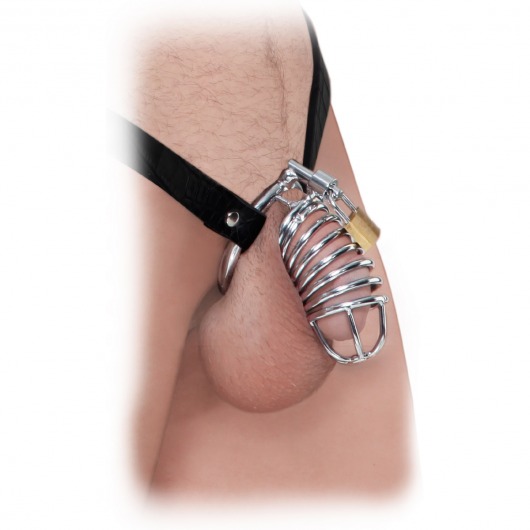 Кольцо верности Extreme Chastity Belt с фиксацией головки - Pipedream - купить с доставкой в Обнинске