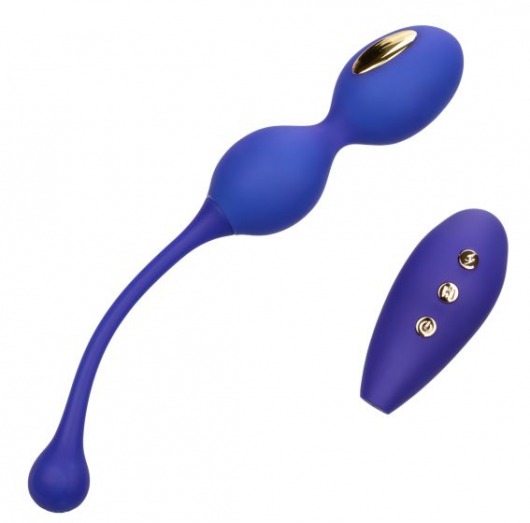 Фиолетовые виброшарики с электростимуляцией Impulse Intimate E-Stimulator Dual Kegel - California Exotic Novelties - купить с доставкой в Обнинске