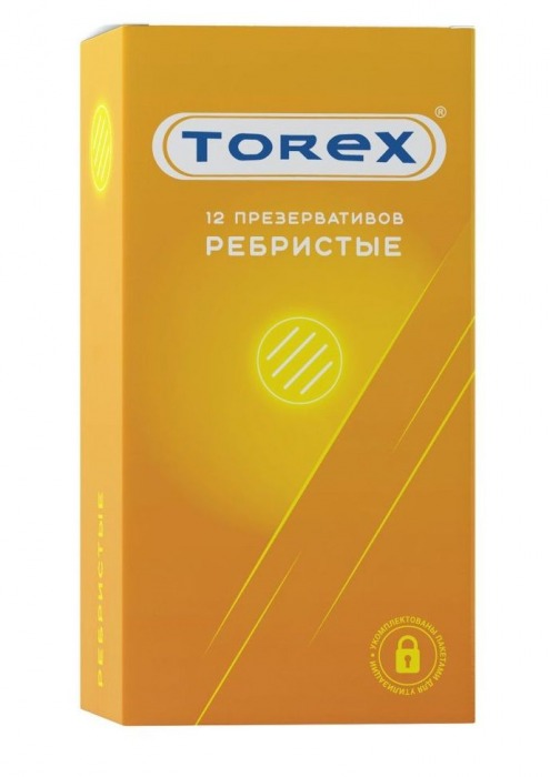 Текстурированные презервативы Torex  Ребристые  - 12 шт. - Torex - купить с доставкой в Обнинске