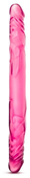 Розовый двусторонний фаллоимитатор 14 Double Dildo - 35,5 см. - Blush Novelties