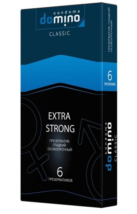 Суперпрочные презервативы DOMINO Extra Strong - 6 шт. - Domino - купить с доставкой в Обнинске