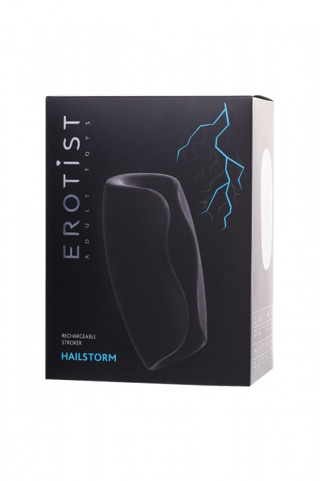 Черно-белый перезаряжаемый мастурбатор Erotist Hailstorm - Erotist Adult Toys - в Обнинске купить с доставкой Черно-белый перезаряжаемый мастурбатор Erotist Hailstorm - Erotist Adult Toys - в Обнинске купить с доставкой