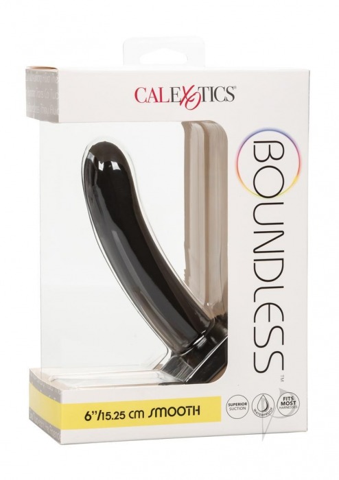 Черный анальный стимулятор Silicone Smooth Probe - 15,25 см. - California Exotic Novelties - купить с доставкой в Обнинске