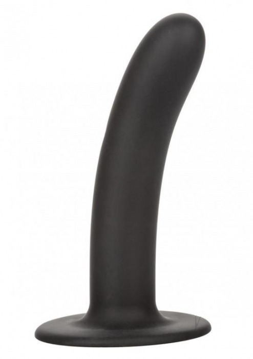 Черный анальный стимулятор Silicone Smooth Probe - 15,25 см. - California Exotic Novelties - купить с доставкой в Обнинске