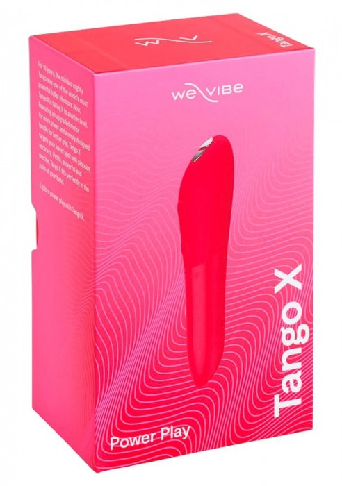 Красная водонепроницаемая вибропуля We-Vibe Tango X - We-vibe