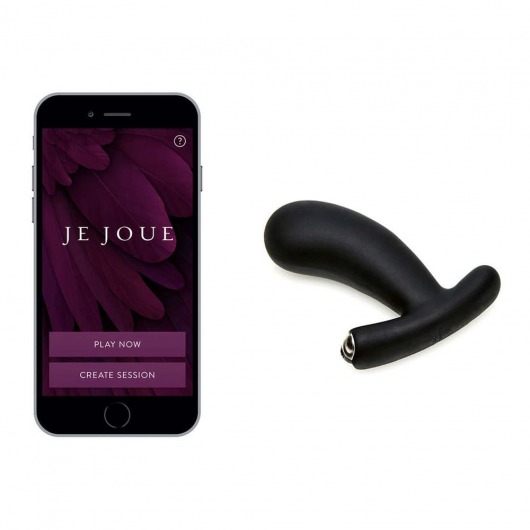 Черный вибромассажер простаты Nuo Vibrating Butt Plug - 10 см. - Je Joue - в Обнинске купить с доставкой