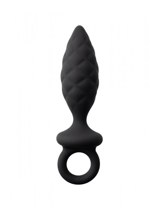 Черная анальная пробка Strob M - 13,5 см. - Erotist Adult Toys