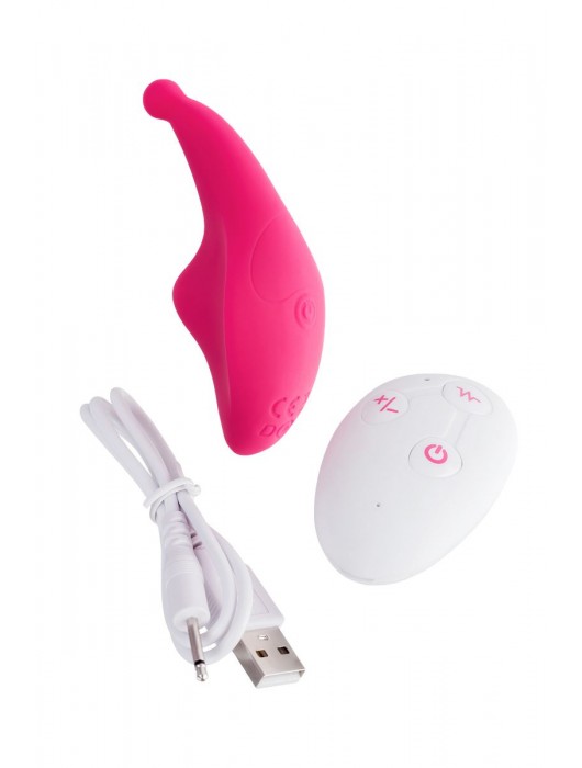 Розовый клиторальный вибратор в трусики Pansy - JOS