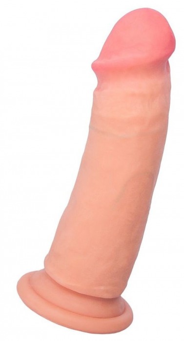 Телесный реалистичный фаллоимитатор RealStick Elite DILDO Tobias - 18 см. - ToyFa