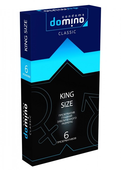 Презервативы увеличенного размера DOMINO Classic King size - 6 шт. - Domino - купить с доставкой в Обнинске