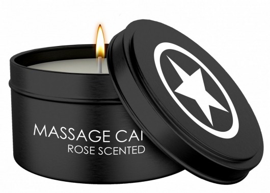 Массажная свеча с ароматом розы Massage Candle - Shots Media BV - купить с доставкой в Обнинске