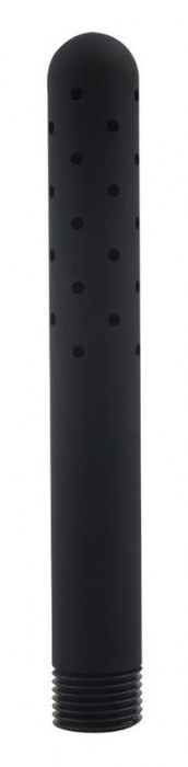 Черная насадка для анального душа ANAL DOUCHE - 15 см. - Dream Toys - купить с доставкой в Обнинске
