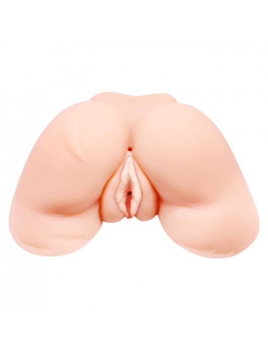 Телесная вибровагина Julie с 2 рабочими отверстиями - Baile - в Обнинске купить с доставкой