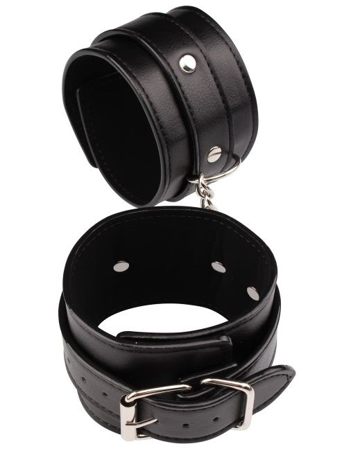 Черные оковы Classic Ankle Cuffs - Chisa - купить с доставкой в Обнинске