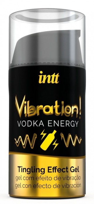 Жидкий интимный гель с эффектом вибрации Vibration! Vodka Energy - 15 мл. - INTT - купить с доставкой в Обнинске