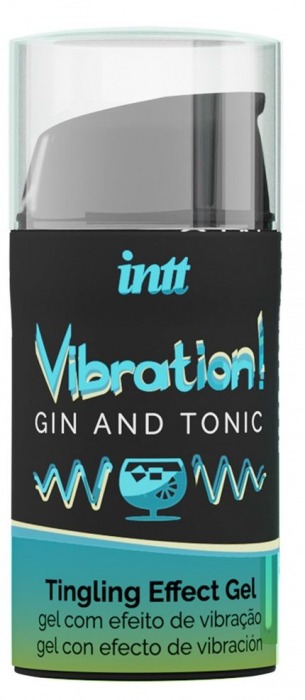 Жидкий интимный гель с эффектом вибрации Vibration! Gin   Tonic - 15 мл. - INTT - купить с доставкой в Обнинске