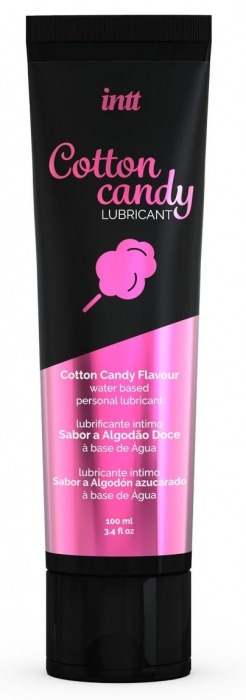 Интимный гель на водной основе Cotton Candy Lubricant - 100 мл. - INTT - купить с доставкой в Обнинске