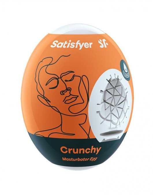 Мастурбатор-яйцо Satisfyer Crunchy Mini Masturbator - Satisfyer - в Обнинске купить с доставкой