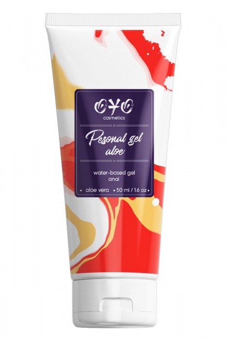 Анальная смазка на водной основе OYO Personal Gel Aloe - 50 мл. - OYO - купить с доставкой в Обнинске