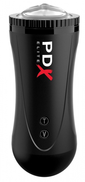 Черный автоматический мастурбатор-ротик Moto Stroker - Pipedream - в Обнинске купить с доставкой