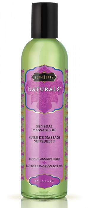 Массажное масло Naturals Island Passion Berry с ароматом тропических фруктов - 236 мл. - Kama Sutra - купить с доставкой в Обнинске