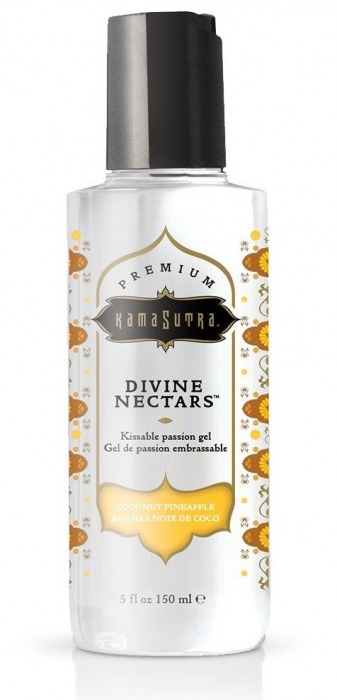 Гель-лубрикант на водной основе Divine Nectars Vanilla с ароматом ванили - 150 мл. - Kama Sutra - купить с доставкой в Обнинске