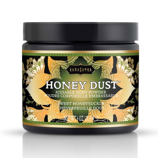 Пудра для тела Honey Dust Body Powder с ароматом жимолости - 170 гр. - Kama Sutra - купить с доставкой в Обнинске