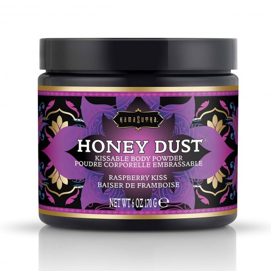 Пудра для тела Honey Dust Body Powder с ароматом малины - 170 гр. - Kama Sutra - купить с доставкой в Обнинске