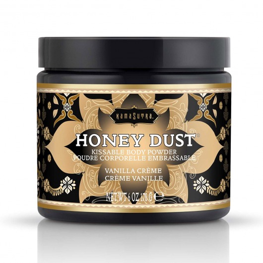 Пудра для тела Honey Dust Body Powder с ароматом ванили - 170 гр. - Kama Sutra - купить с доставкой в Обнинске