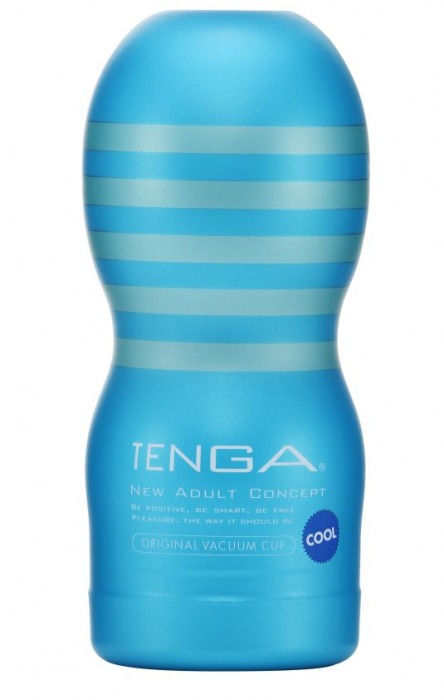 Мастурбатор с охлаждающей смазкой TENGA Original Vacuum Cup Cool - Tenga - в Обнинске купить с доставкой